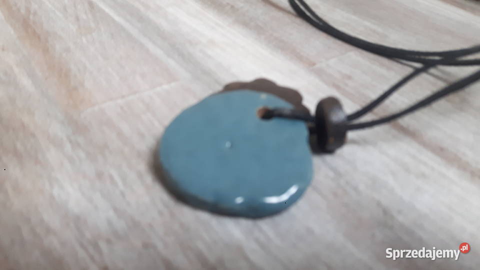 Naszyjnik ceramiczny ręcznie wykonany Otwock