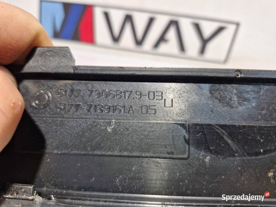 BMW E87 LISTWY PROGOWE MPAKIET KOMPLET 7906818