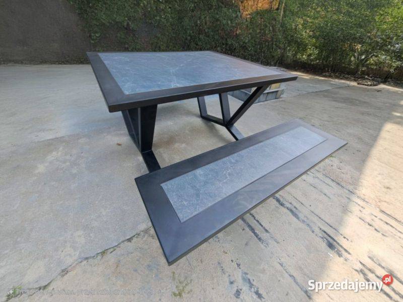 Stół ogrodowy z ławkami Płońsk