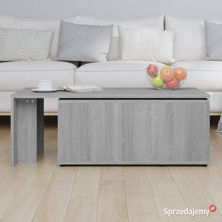 Stolik kawowy szary dąb sonoma 150x50x35 Warszawa