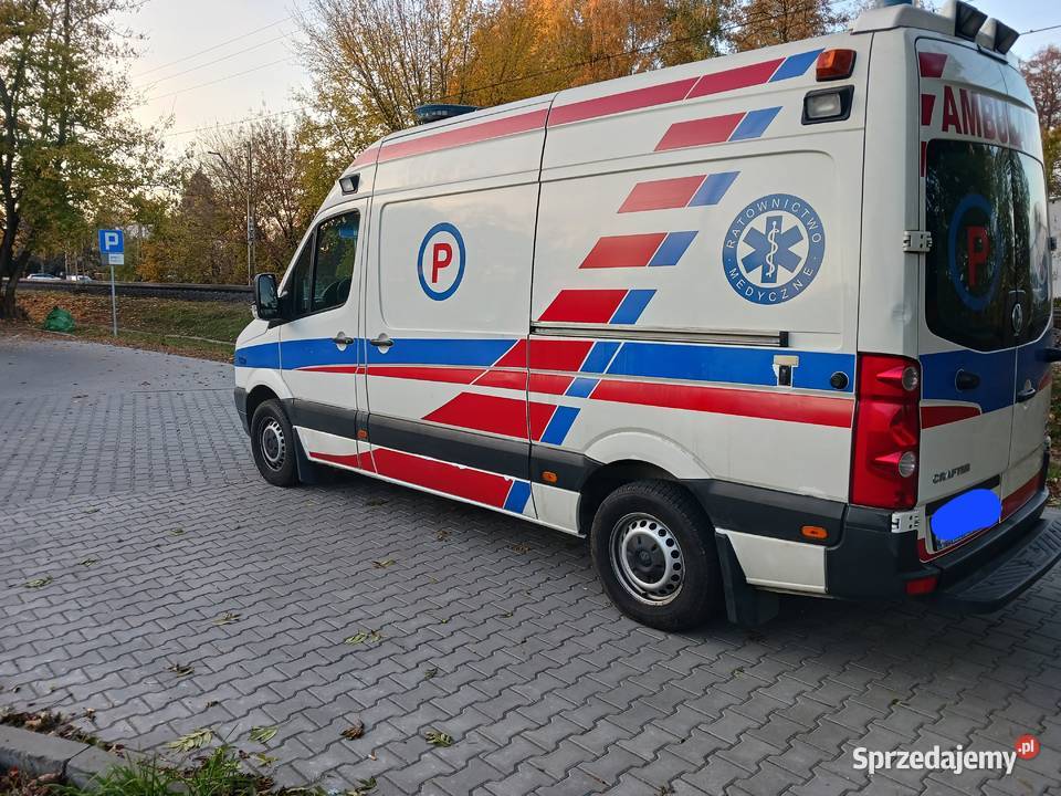 Volkswagen Crafter ambulanskaretka 2009 kupiony w Polsce Warszawa