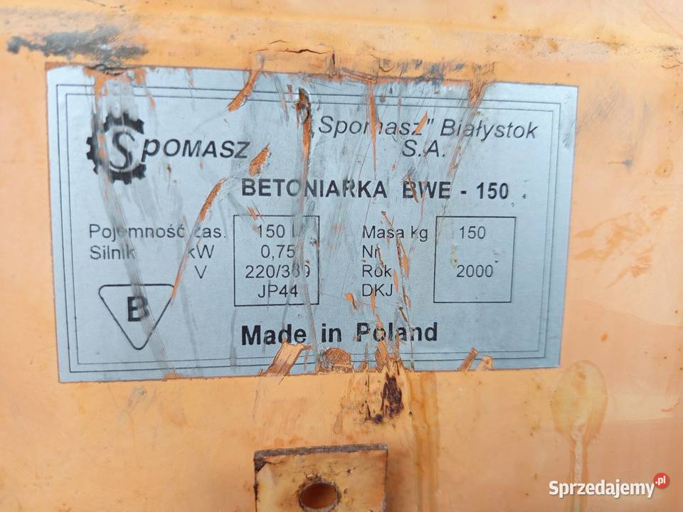 Betoniarka Duża Polska na 220 Myszków