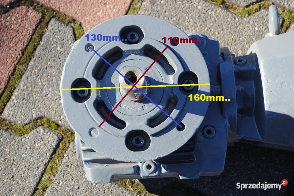 Motoreduktor kątowy 055kw z regulacją 23116obr Kargowa