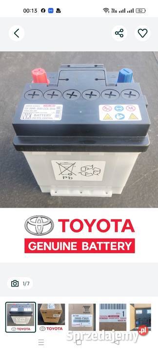 Akumulator TOYOTA OE MUTLU 28800K0020 Yuasa Leszno