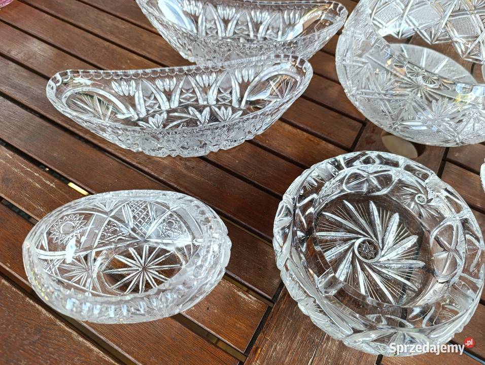 Kryształy PRL zestaw Tczew