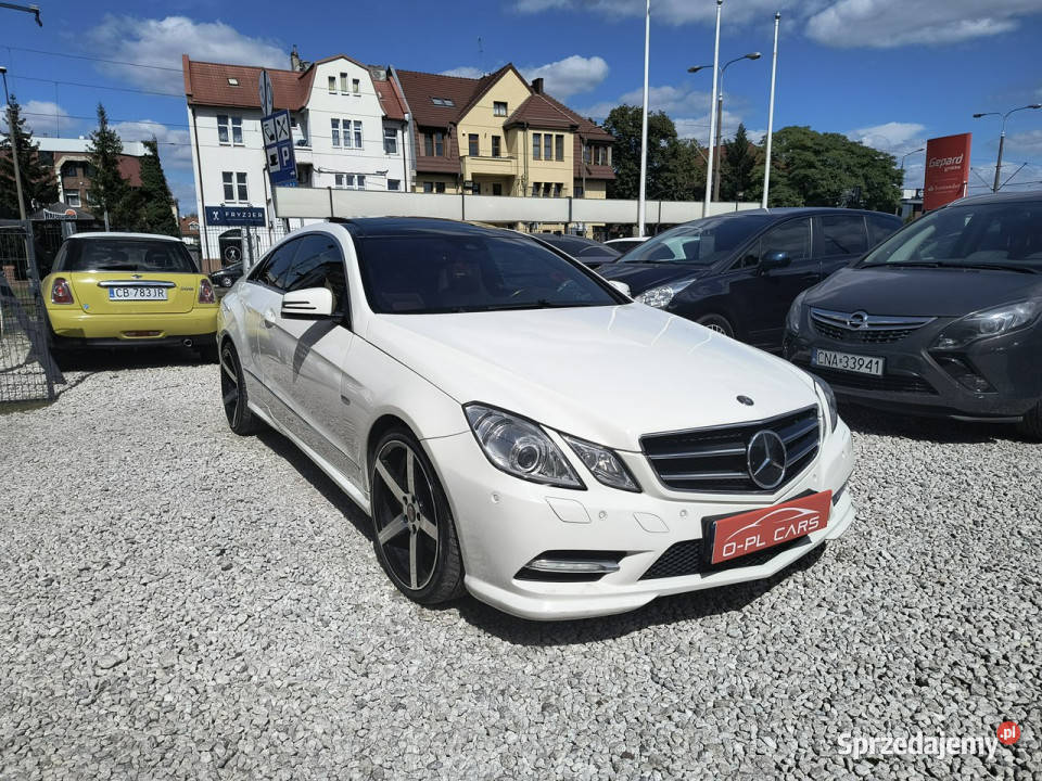 Mercedes E 350 Coupe Brązowe Skóry RADAR kujawsko-pomorskie Bydgoszcz
