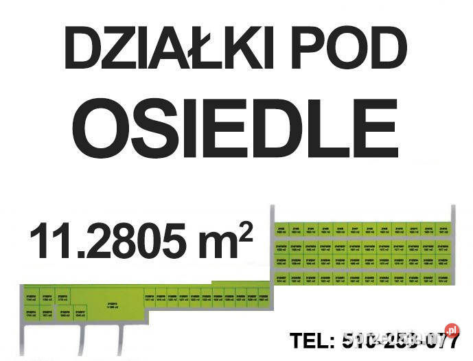 Pod Sochaczewem 11ha pod osiedle dewelopera MPZP Wólka Smolana