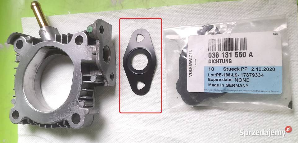 uszczelka EGR VAG 036131550A golf polo fabia