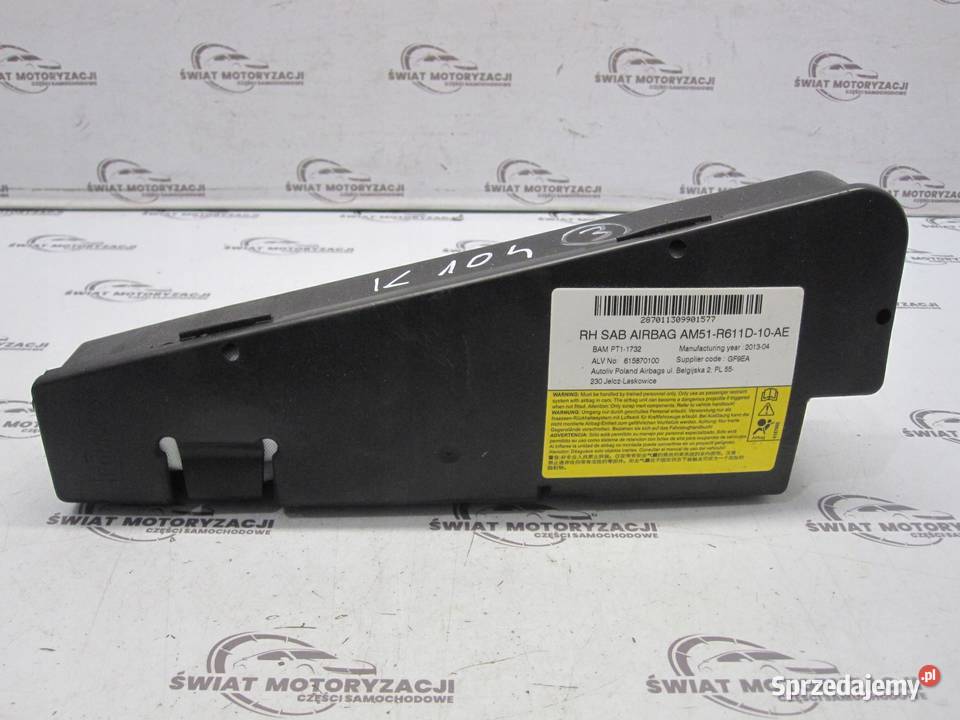 FORD FOCUS MK3 III 13r AIRBAG poduszka fotela