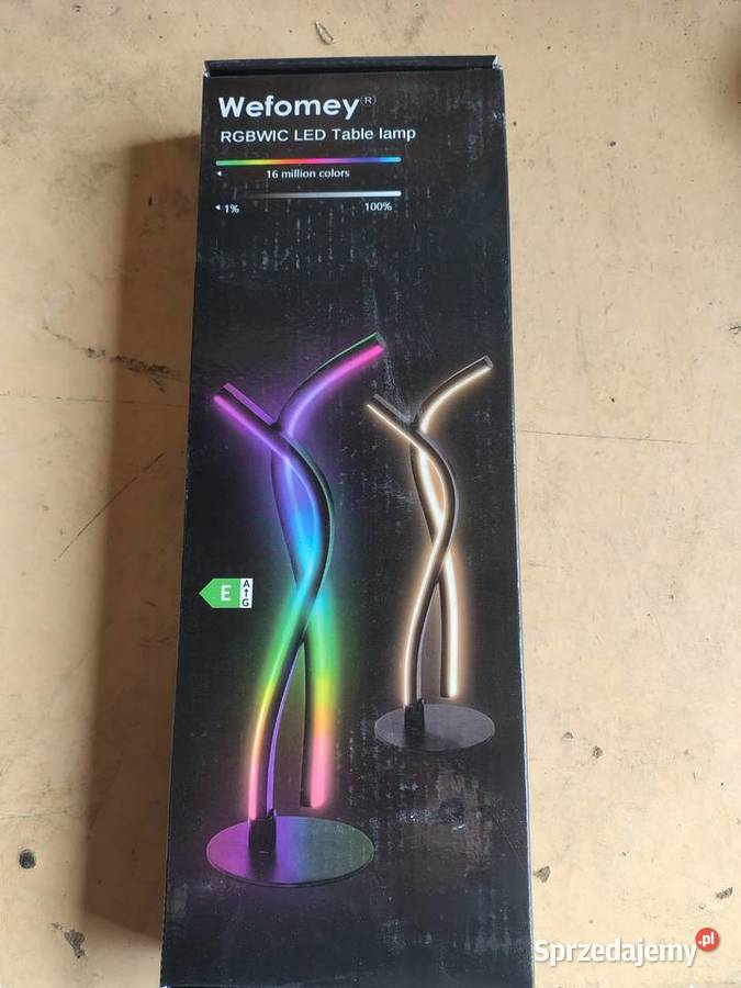 LAMPA LAMPKA LED RGB STOŁOWA ZMIENIAJĄCA KOLORY Zawiercie