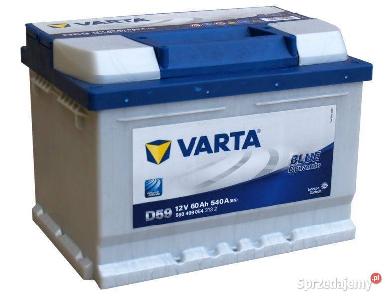 Akumulator Varta Blue Dynamic D59 60Ah540A mazowieckie Płock sprzedam