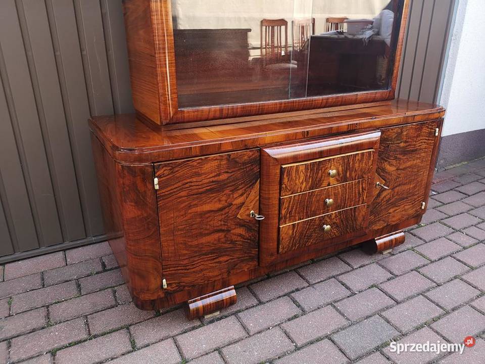 WitrynaSerwantka ARTDECO Politura Orzech Stara