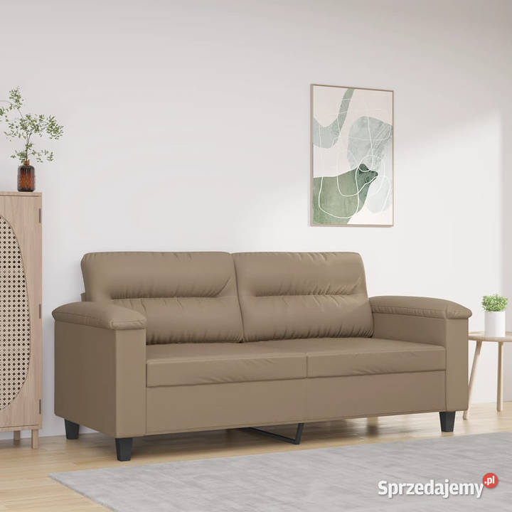 2osobowa sofa kolor cappuccino 140 sztuczna Sofy i kanapy Warszawa