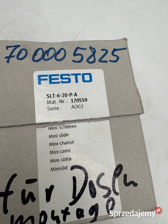Festo SLT620PA 170550 Mini slide