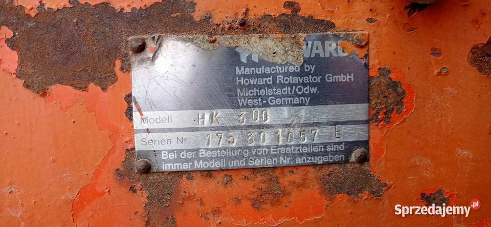 Zestaw uprawowo siewny Howard Rabewerk Rolnictwo Pleśna