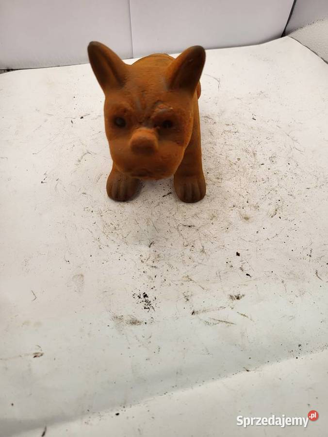 PIESEK BOKSER KIWAJĄCY PRL AUTO NA TYLNĄ PÓŁKĘ Antyki