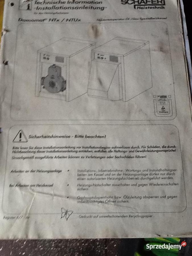 Piec olejowy Schaefer Ciechocinek