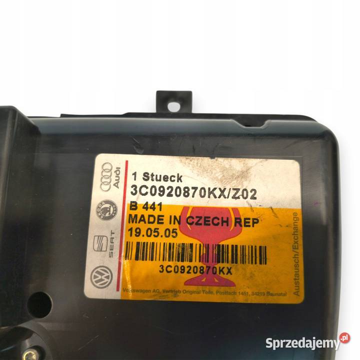 LICZNIK ZEGARY 3C0920870K VW Passat B6 16 FSI 18 osobowe Chełm