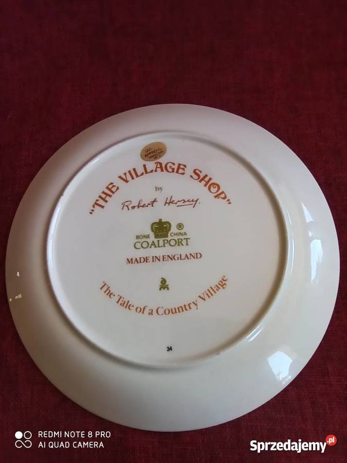 Bajkowy Talerz Coalport Żniwa Robert Hersey Gdańsk