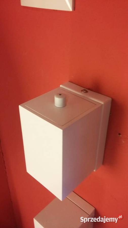 Kinkiet ścienny KOSTKA BIAŁA GU10 WYPRZEDAŻ Warszawa