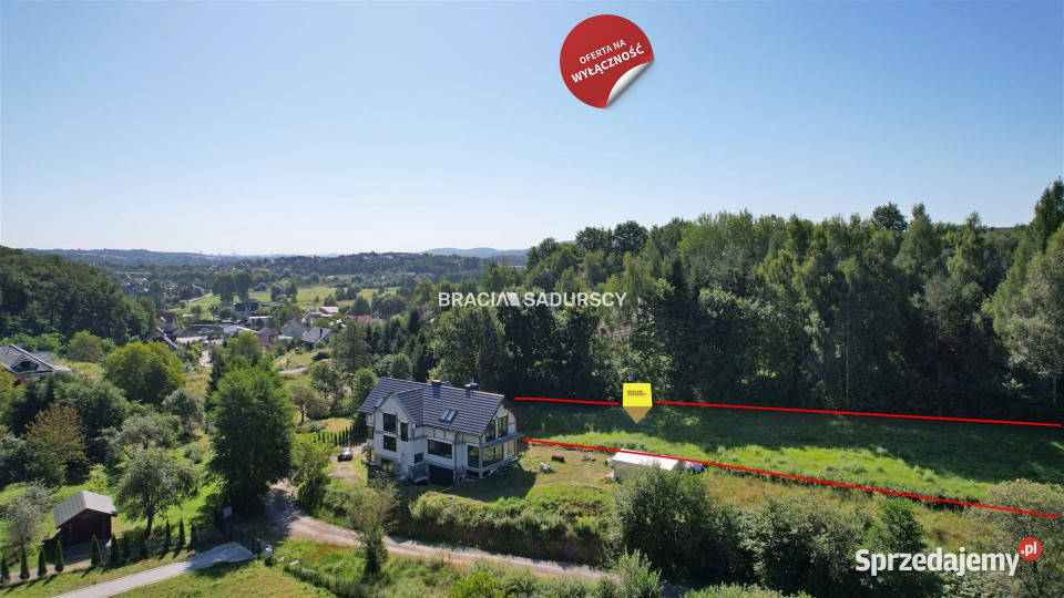 sprzedaży gruntu 2854m2 Balice szambo