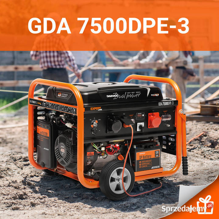 DAEWOO GDA 7500DPE3 AGREGAT GENERATOR wielkopolskie