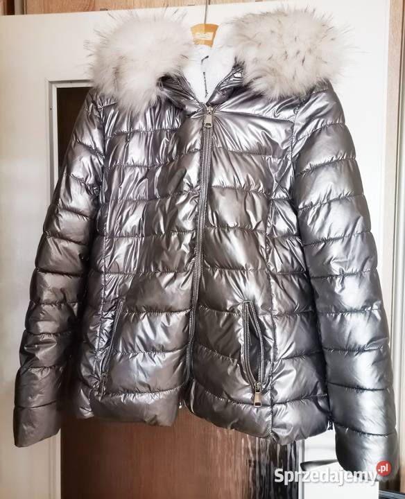 kurtka zimowa z kapturem Fly moda collection Rozmiar 38(M) Białystok