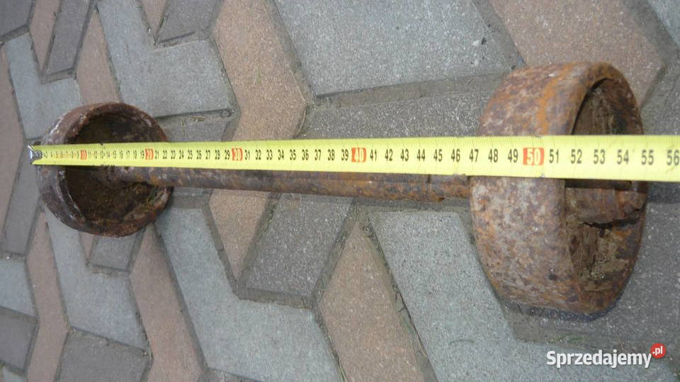 Koła z ośką koła metalowe 125 mm Sokółka