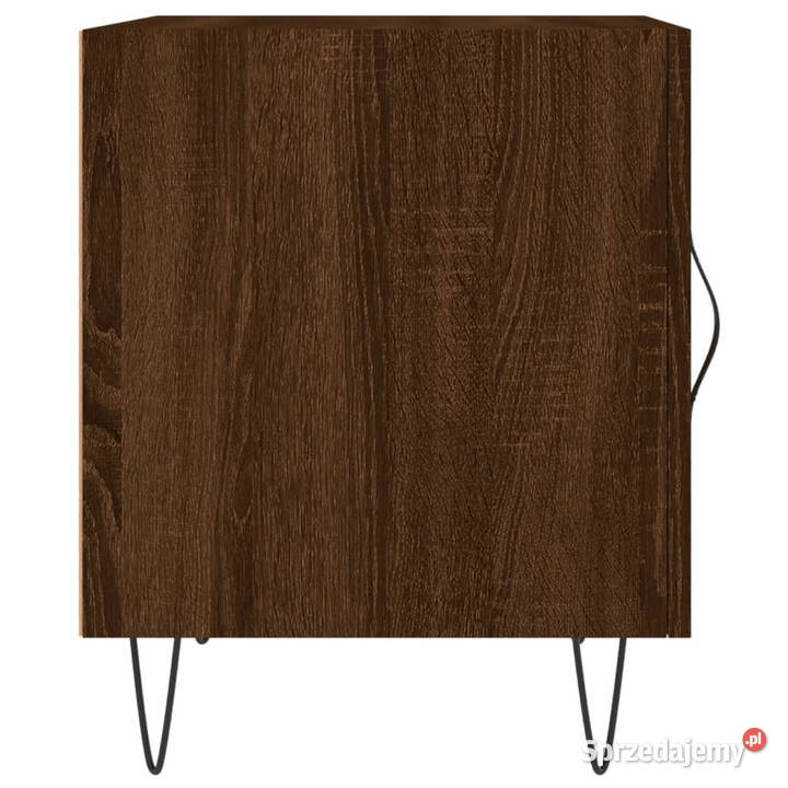 Szafka nocna brązowy dąb 40x40x50 materiał Nocne Warszawa