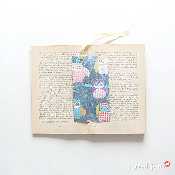 sowa zakladka do książki sowy zakładka zakładka Łódź sprzedam