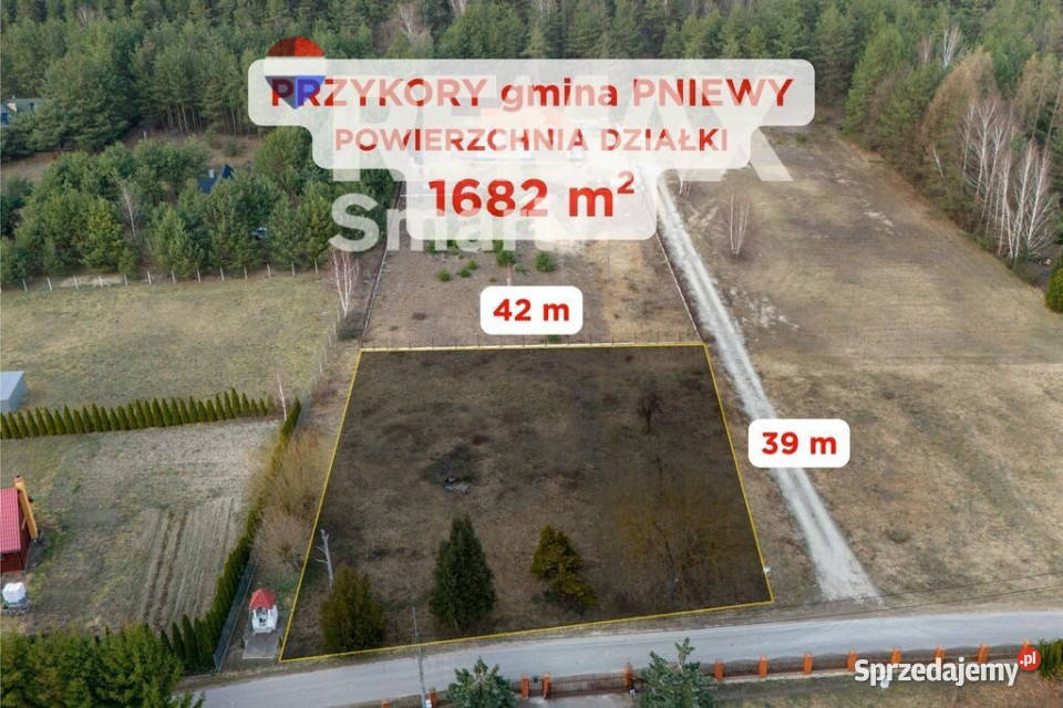 Działka budowlana Przykory gmina Pniewy