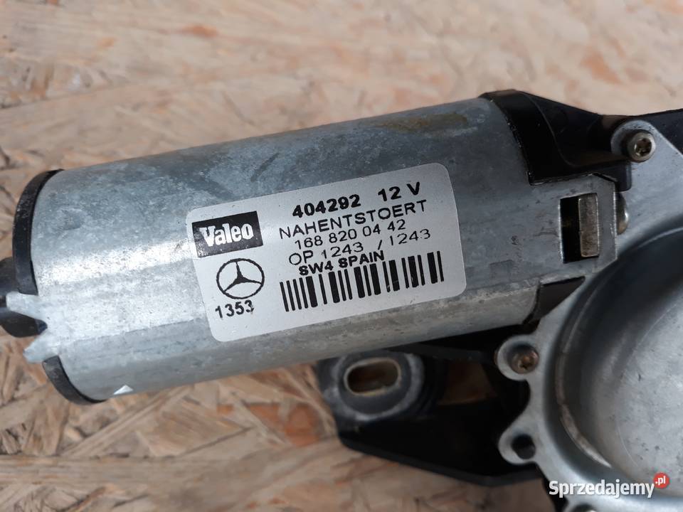 MERCEDES A168 SILNICZEK WYCIERACZKI TYŁ