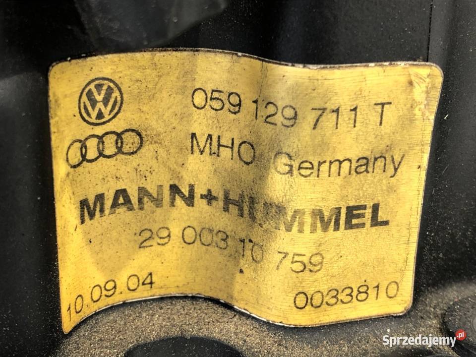 KOLEKTOR SSĄCY AUDI A6 C6 059129711T 30 225 0411 podkarpackie