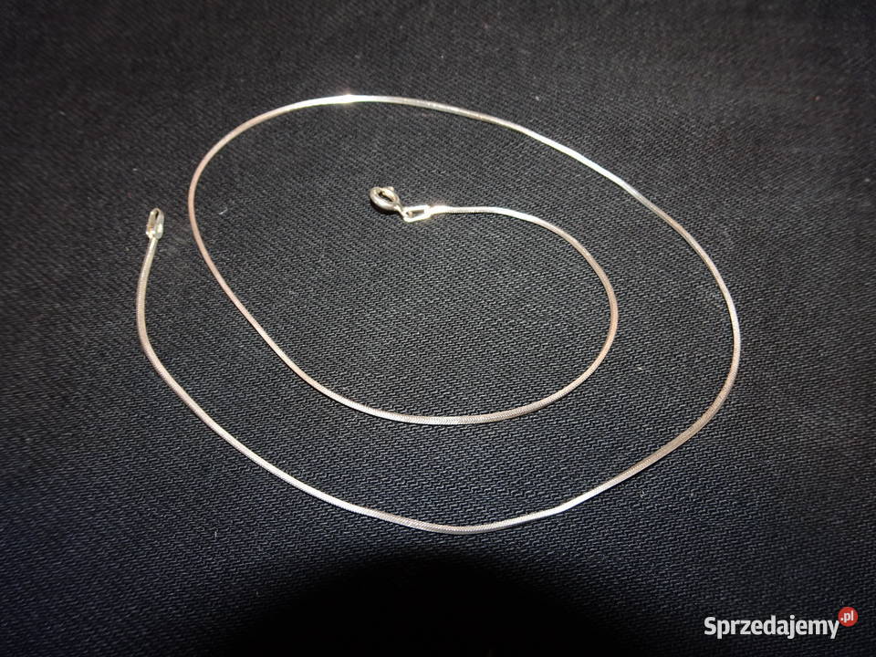 srebrny łańcuszek żmijka 45 srebro Warszawa