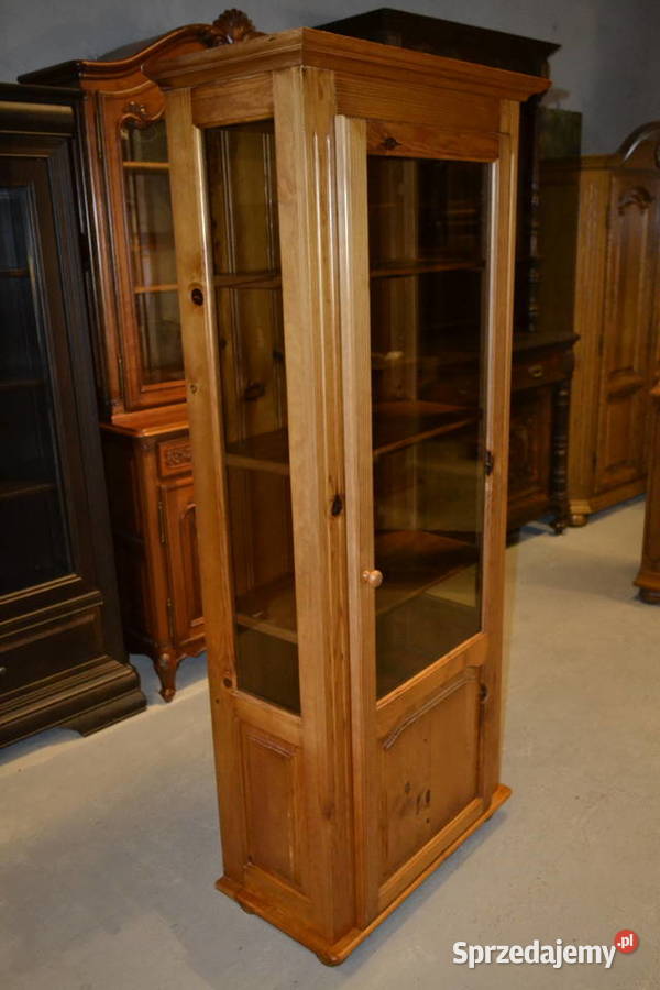 witryna stylowa sosna antisol Meble Będzin