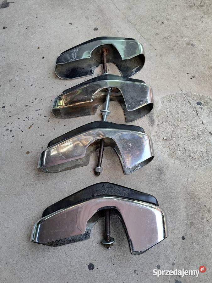 Fiat 125p ST kły do zderzaka chrom komplet 4 wielkopolskie Leszno