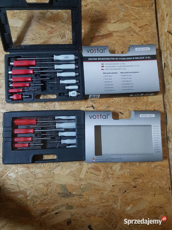 ŚRUBOKRĘTY ŚLUSARSKIE WKRĘTAKI DO PODBIJANIA 12 Głogowa sprzedam