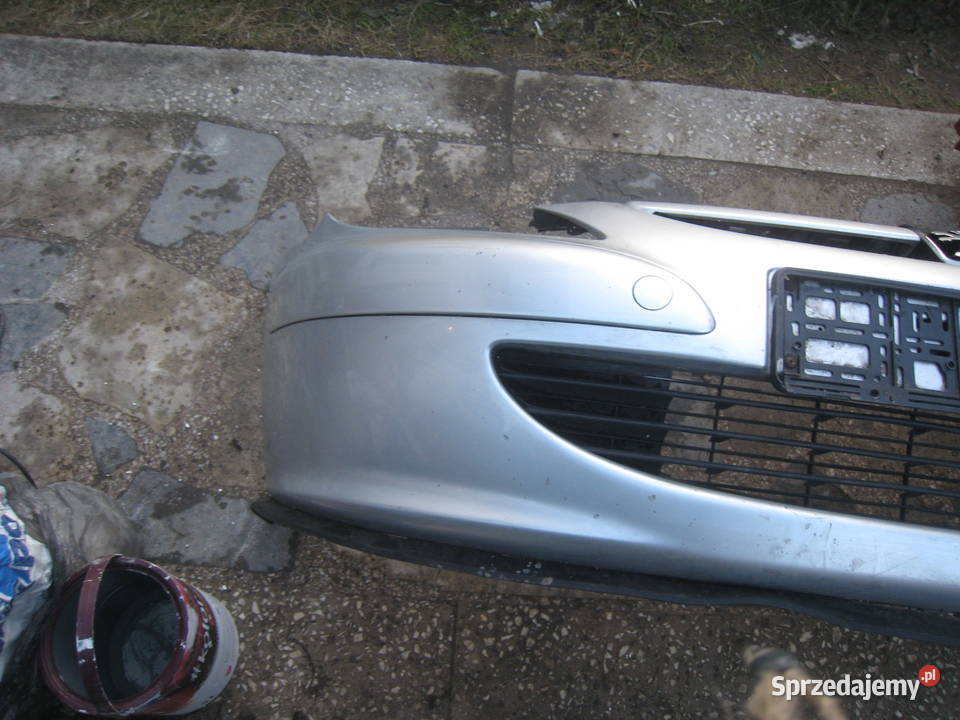 Zderzak przedni przód Peugeot 307 srebrny małopolskie Kraków