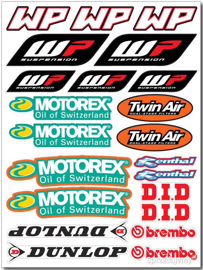 Naklejki KTM AKRAPOVIC WP suspension TWIN AIR Zgorzelec