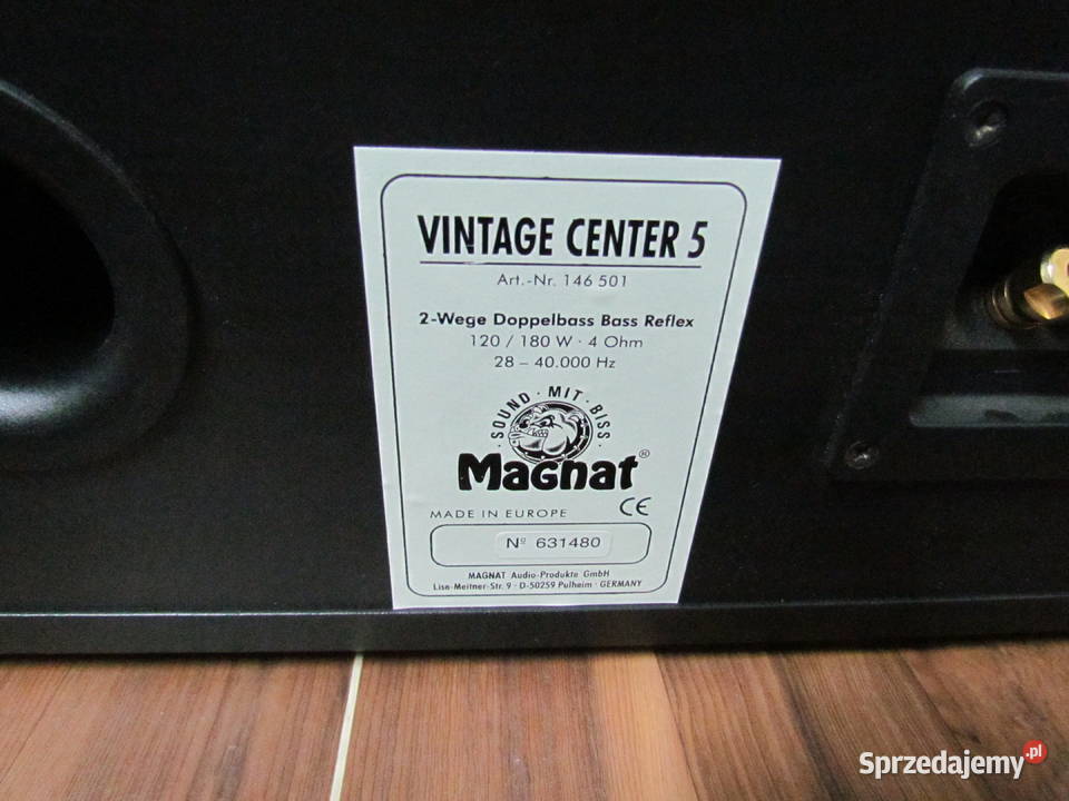 Kolumna Głośnikowa Magnat Vintage Center 5 Świętochłowice