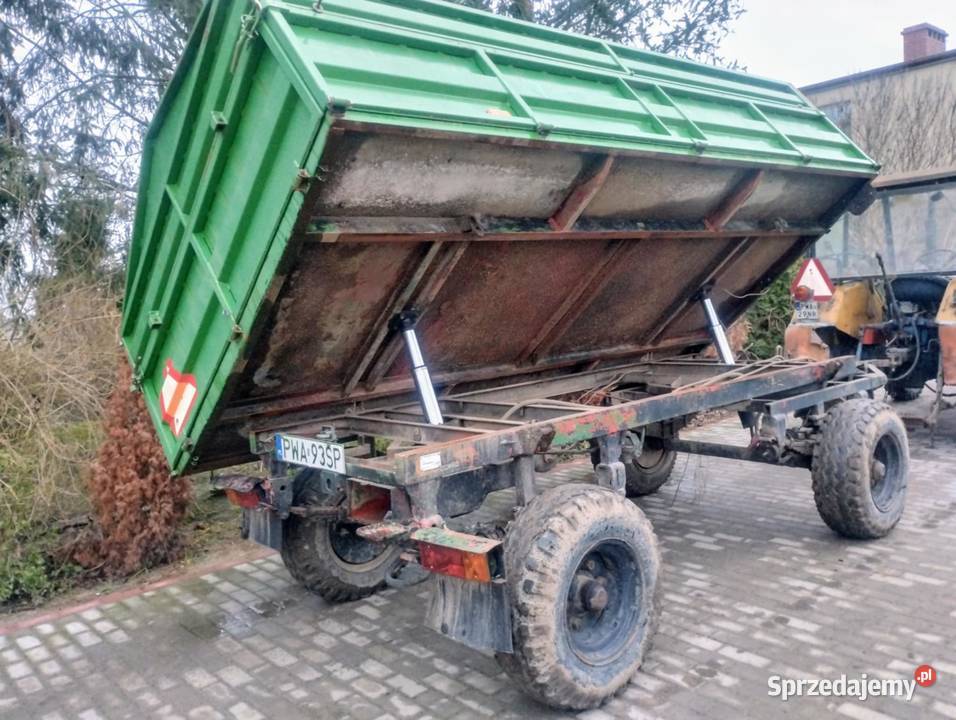 Przyczepa wywrotka D45 Sanoktransport Przyczepy rolnicze łódzkie Drużbice