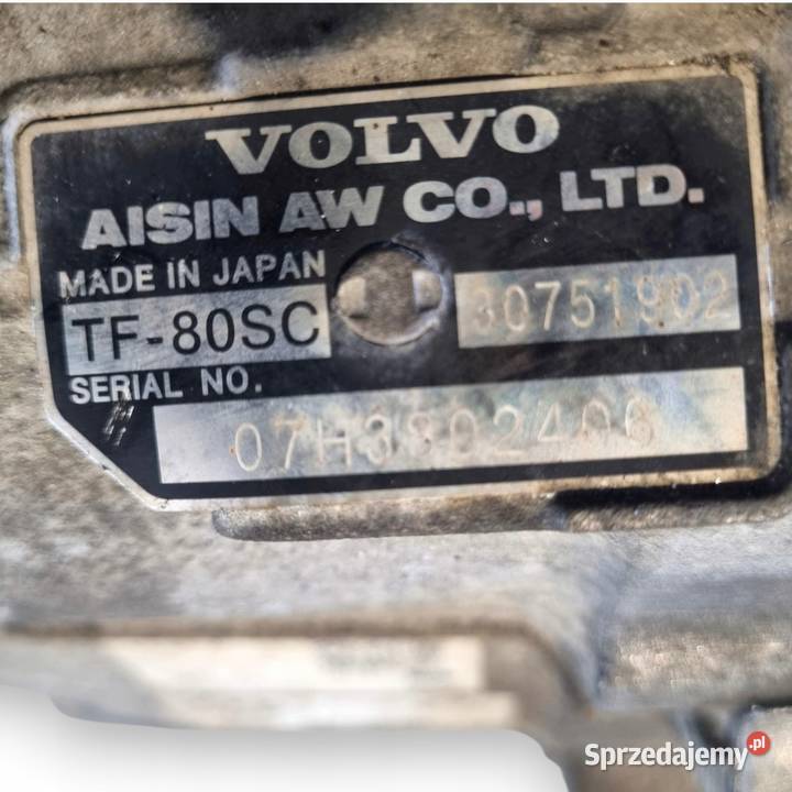 SKRZYNIA BIEGÓW 30751902 Volvo S60 I V70 II 25 T osobowe Chełm
