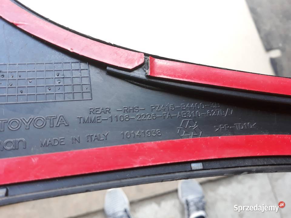 URBAN CRUISER LISTWA BŁOTNIKA PRAWA TYŁ PRAWY Międzychód