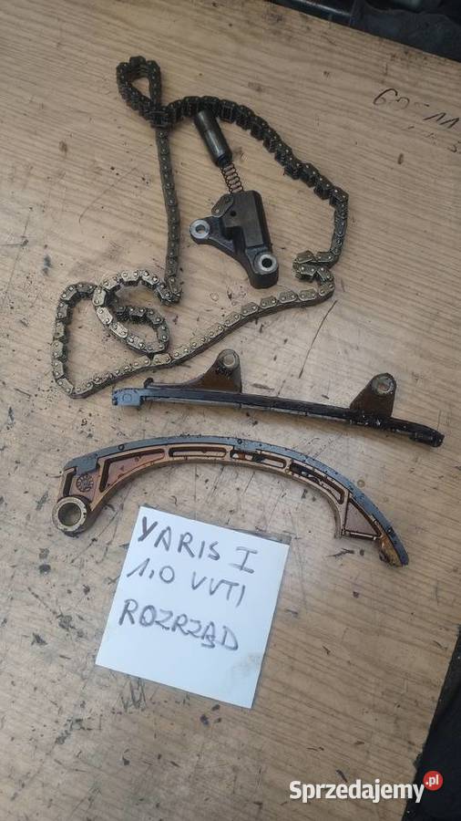TOYOTA YARIS I 10 VVTI rozrząd łańcuch ślizgi osobowe świętokrzyskie Kielce