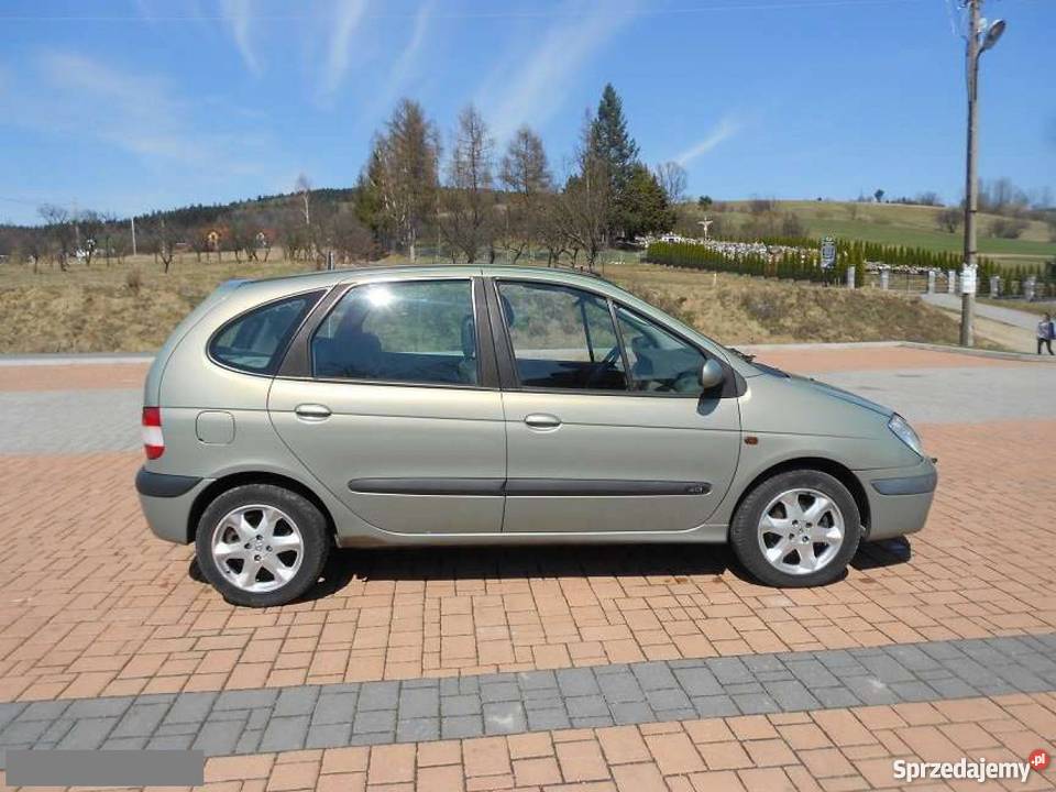 Renault Scenic nieuszkodzony zielony małopolskie Grybów