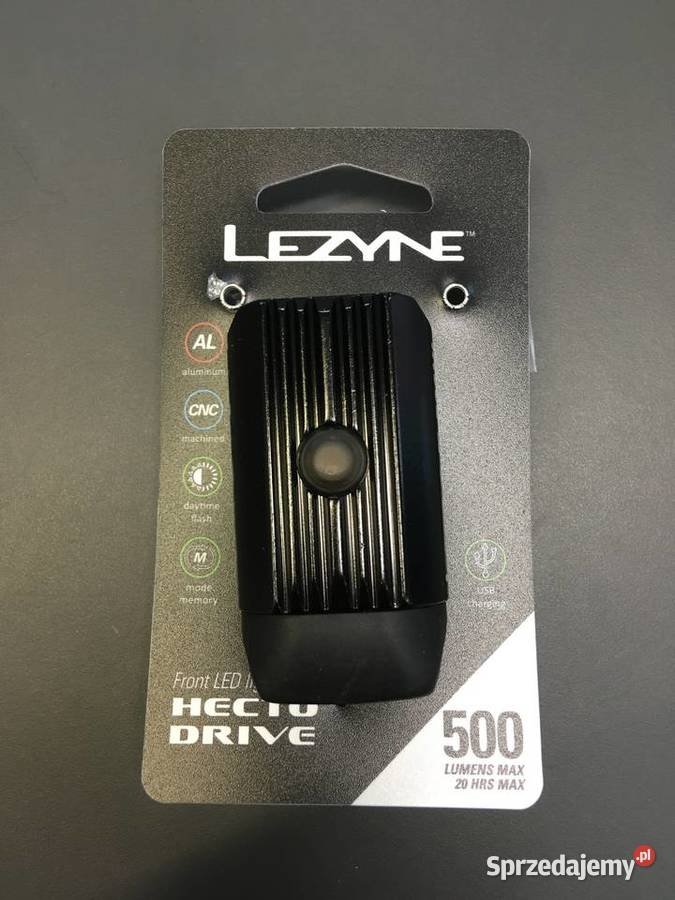 Nowa super lampka Lezyne Hecto Drive 500XL USB Grzebienisko