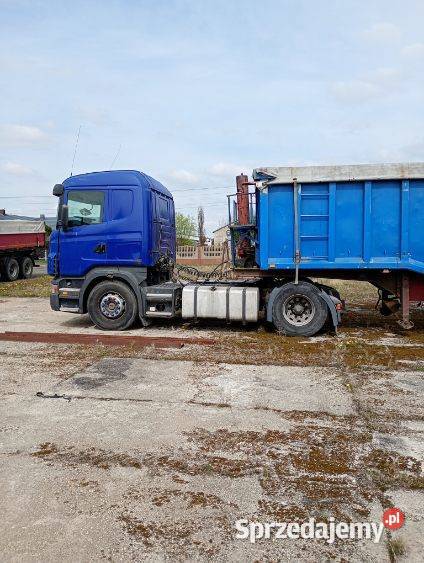Zestaw SCANIA R380 Naczepa wywrotka nie Szczawin Borowy-Kolonia