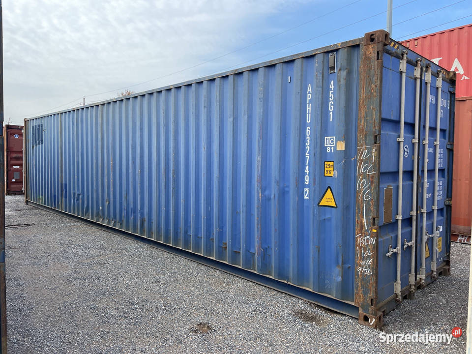 Kontener morski magazynowy 40 DVHC 12 metrowy śląskie Sosnowiec sprzedam
