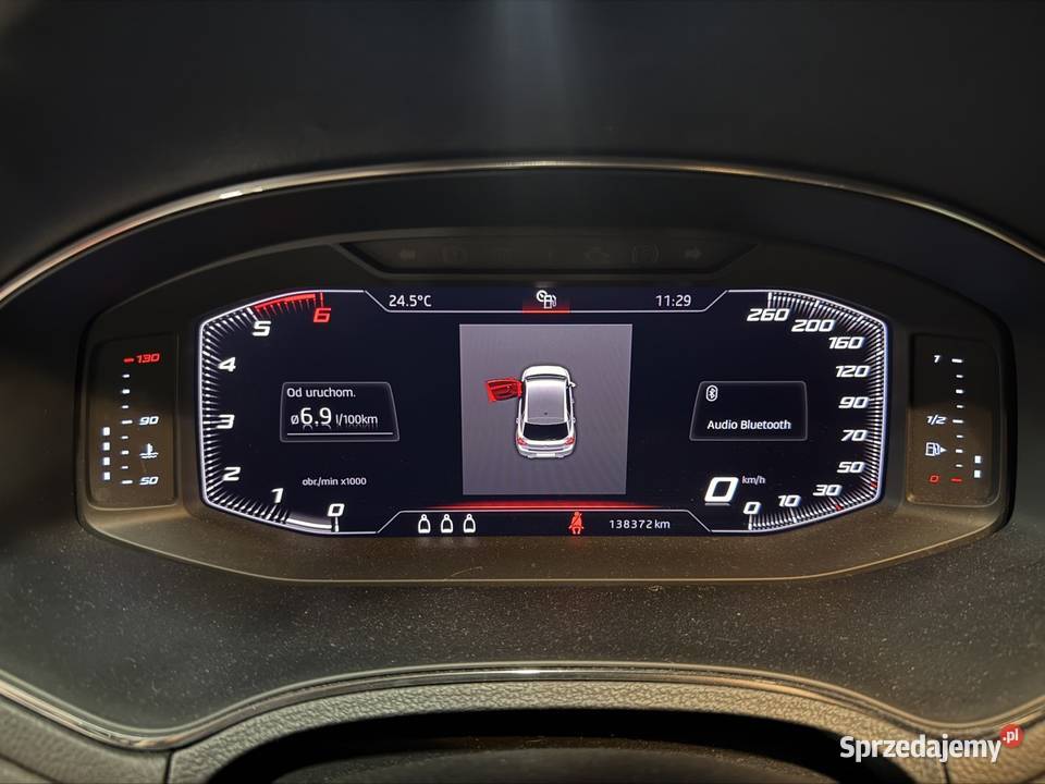 SEAT Ibiza FR 16 TDI LED CarPlay Klimatyzacja czujnik parkowania Wrocław