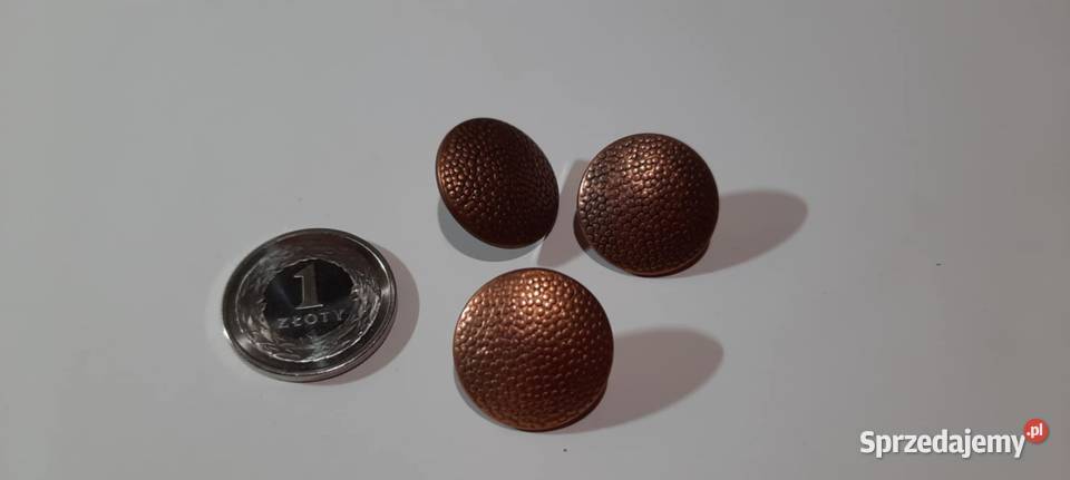 GUZIKI WOJSKOWE Niemcy groszek 3 sztuk Warszawa